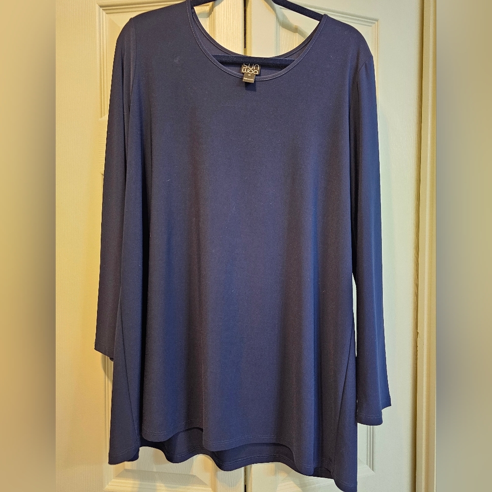 Clara Sunwoo tunic 1X black